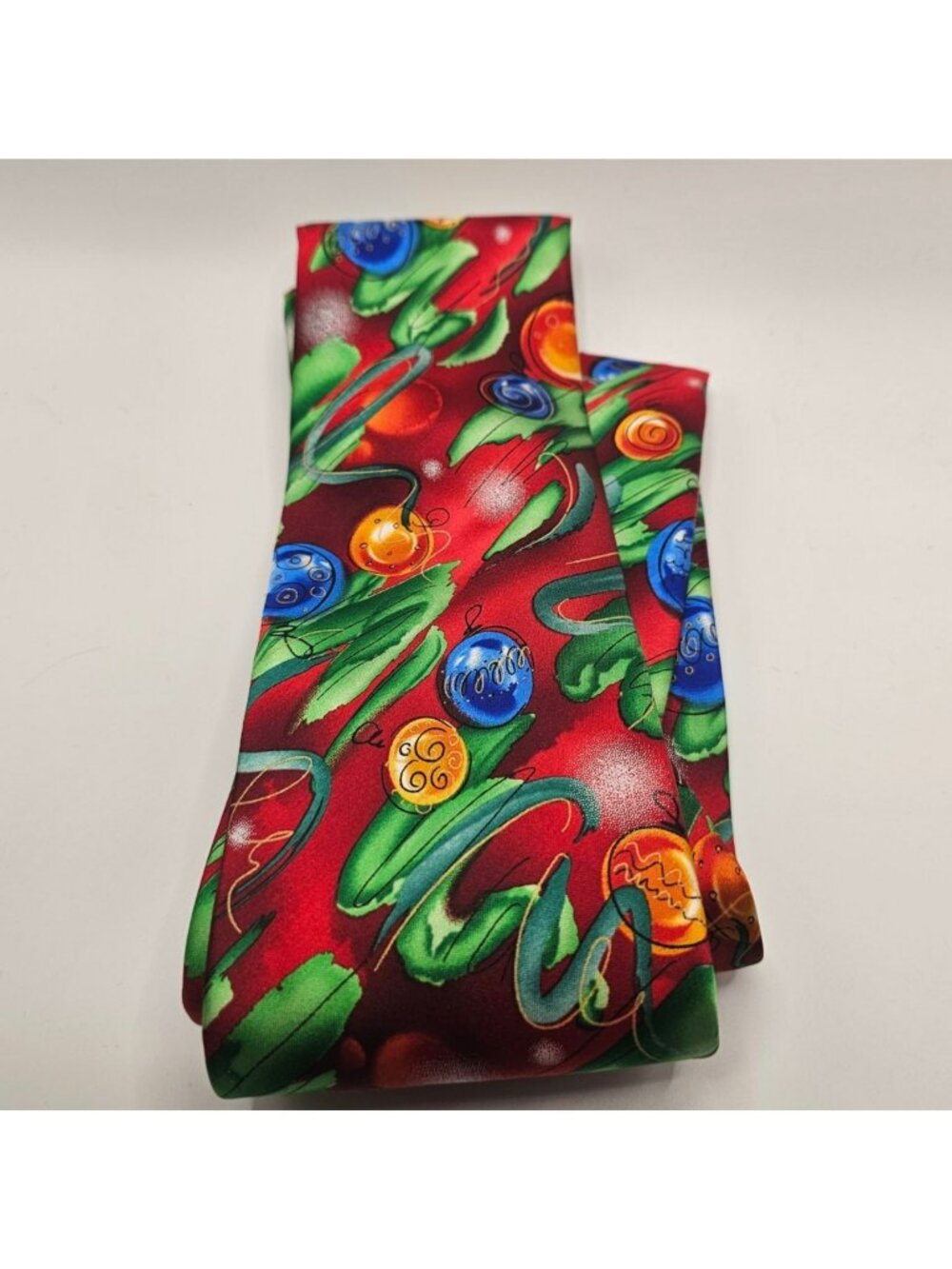 J. Garcia Christmas Ornament Silk Tie Creme De Menthe Hangover Collection Sixty